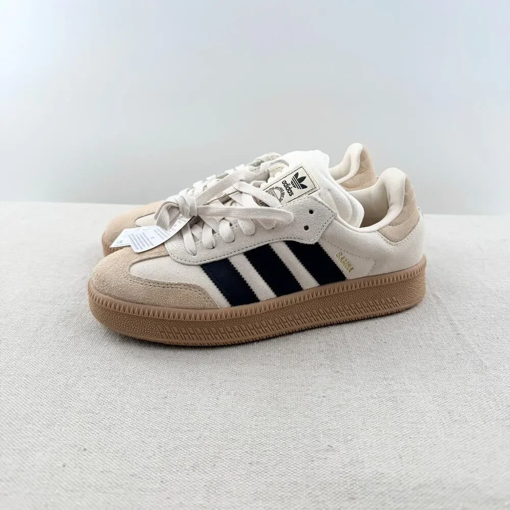 NWT Adidas Samba XLG in Cream, Black & Gum